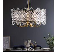 YRYRYW Postmoderno Durante la Lampada, Lampada Leggera a soffitto Ottone in Oro di Lusso Durante l'illuminazione per Il Soggiorno della Sala da Pranzo dell'isola della Cucina, Il lampadario