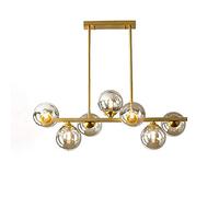 YRYRYW Sala da Pranzo Bar Sala da Pranzo Soggiorno Camera da Letto, creatività personalità di Fagiolo Magico lampadario di Lusso di Lusso, g9 Nordico Tutto Il lampadario a Strisce di Rame-Rame e