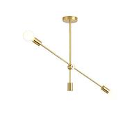 YRYRYW Sala da Pranzo Camera da Letto Soggiorno, e27 lampadari di Lusso di Tutti i Rame, Luce di personalità minimaliste Luci d'Arte, Fagioli magici creativi lampadari molecolari-rastrellini 2t