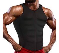 YRYRYW Sboggia per Il Tronco Maschile con Controllo Abdominale, Smussa Torace e Corpo, Vestito Sottocapigliatura Sottile con Cerniera da Pull-On - Tecniche Elastiche Confezionate con Vello Tecnico