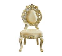 YRYRYW Sedia da Pranzo in Pelle Stile Europeo, Villa Americana in Legno massello Intagliato Sedie da Ufficio per Il Tempo Libero Sedia da scrivania, Sedie da Cucina di Lusso per Sala da Pranzo