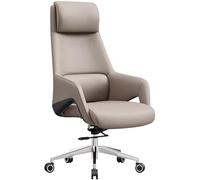 YRYRYW Sedia Da Scrivania Per Computer Che Si Scuote Avanti E Indietro Per Rilassarsi Sedia Da Ufficio, Sedie Manageriali Con Curva ergonomica, Sedia Direzionale, Portata 150Kg/330,7Lbs,Light Grey-115