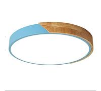 YRYRYW Slim LED Recessed Ceiling Light Wood Acrylic Round Flat Dimmable Bedroom Kit Nordic Energy Saving Household faucets
