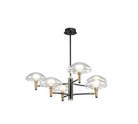 YRYRYW Soggiorno, creatività personalità lampadario di Vetro, lampadario d'Arte di, G9 Nordic Post-Light Luxury Affermazione Lampada-6 Testa 86 * 65 Household faucets