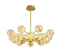 YRYRYW Soggiorno Soggiorno Negozio Commerciale Camera da Letto, Luce Camera da Letto, lampadario di Vetro di Fagioli magici di Lusso Nordico a LED, lampadario Creativo gypsophila lampadario o-Otto