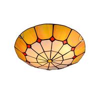 YRYRYW Stile Luci da soffitto a sfioramento mediterraneo Luci a soffitto in Vetro Luci da soffitto Fatte a Mano per Il Salotto della Camera da Letto, 50 cm ~ 19,68 '' Household faucets