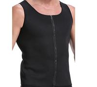 YRYRYW Sweat Sauna Suit Menti per Controllo Abdominale - Vestiario Tensionato Corpo Maschile Pantaloni Zip Tummy Shaper Giochi Corposi Sport Lineless Household faucets