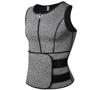 YRYRYW Sweat Sauna Vest Maschino, Pullover Vest, Trimmer Veste Altezza, Vestito Tarpante con Zipper - Sport Maschi di Buona qualità Household faucets