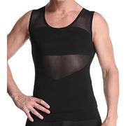 YRYRYW T-Shirt compressivo Maschile per Il Controllo del Pancia, reggisotto Senza Maniche di aderenza e Protezione della Forma Fisica Household faucets