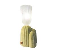 YRYRYW Telescope LED Desk Lamp Cactus Table Lamp 's Room Bedside Night Light Bedroom Desk Lamp Glass Lampshade Resin Lamp Body E14 is Suitable for Bedroom 's Room Table Lamp Reading Lamp Household