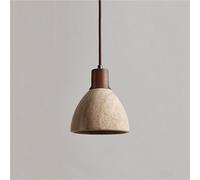 YRYRYW Vintage Natural Travertine Chandelier Villa Club Shopping Mall Model Room Lamp Japanese Style Restaurant Hotel Front Desk Coffee Shop Chandelier Bedroom Living Room Household faucets