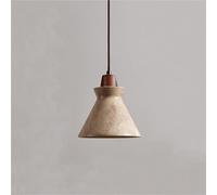 YRYRYW Vintage Natural Travertine Chandelier Villa Club Shopping Mall Model Room Lamp Japanese Style Restaurant Hotel Front Desk Coffee Shop Chandelier Bedroom Living Room Household faucets