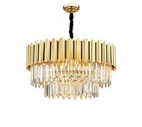 YRYRYW Viva Passaggio LUGO di LUGO Durante Luce E Segnale SUGGERIMENTO ELEGENTE Durante LAMPAGGIO, Atmosfera di Crystal Lampadario, Luce sospesa da Club House, Fare, K9 Crystal lampadario-Oro di