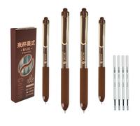 YRYUNRUI 4 penne gel profumate di caffè nero penne a inchiostro carine Fine Point Smooth Writing penne, articoli da ufficio, regali per bambini, scolari, donne, uomini, con 4 ricariche di ricambio