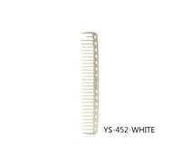 (YS-452-Bianco) Pettini per capelli professionali di alta qualitÃ , 2 colori, per parrucchiere, resistenti
