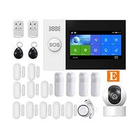 Ys pg107. di allarme sicurezza Tuya Kit SmartLife APP Control con telecamera IP Auto Dial Motion Detector WI-FI Allarme intelligente domestico GSM Installazione rapida(E 15000MAH)