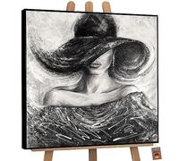 YS Quadri soggiorno dipinti a mano Fascino | Pittura dipinta a mano | Quadro colore | Dipinto a mano | Quadri arte in cornice