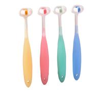 YS0911 - spazzolino da denti a 3 facce, tre setole per esigenze speciali, setole morbide per bambini, spazzola per la polvere dei denti per la pulizia delicata dei bambini