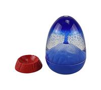 YS0911 Vulcano Eruzione Egg Liquid Motion Clessidra Con Base Calmante Sensoriale Lenitivo Sabbia Desktop Ornamento Liquido Movimento Clessidra