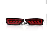 YSA ASF 2pcs 12v Led Paraurti Posteriore Riflettore Luce Per Dodge Per Viaggio 2013-2015 Luci Di Coda Auto Luci Posteriori Auto(Rosso,3 function)