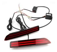 YSA ASF 2pcs 12V LED Paraurti Posteriore Riflettore Luci Per Nissan Per Murano 2015 2016 Guida Auto Attenzione DRL Luci Di Coda Luci Posteriori Auto