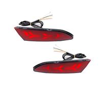 YSA ASF 2Pcs Per Ford Per Focus 3 2011-2014 Berlina Hatchback Paraurti Riflettore Luci Funzionano Come Coda, Freno E Fendinebbia Posteriori, Luce Di Girata Luci Posteriori Auto(Smoked Lens)