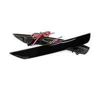 YSA ASF Auto Paraurti Posteriore Luci Freni Per Subaru Per Forester 2008 2009 2010 2011 2012 2013-2017 Nero E Rosso Lente Guida Coda Arresto Lampada Una Coppia Luci Posteriori Auto(Black with light)