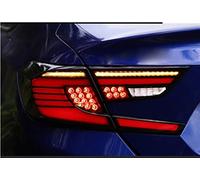 YSA ASF Fanali Posteriori A LED Per Auto Per Accord 2018 2019 2020 Rosso Affumicato 2 Colori Con Luci Posteriori Dinamiche Luci Posteriori Auto(Nero)