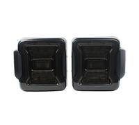 YSA ASF Luce Rossa Coda Dell'automobile Per Jeep Per Wrangler JK 2007-2017 DRL Freno Di Retromarcia Indicatori Di Direzione Posteriori Lampada Di Montaggio Fumo Luci Posteriori Auto(Nero)