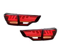 YSA ASF Luci Di Coda A LED Per Toyota Per Highlander 2015-2020 Gruppo Lampada Posteriore Start Up Animazione Sequenziale Indicatore Luci Posteriori Auto(Rosso)