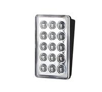 YSA ASF Luci Di Stop Pilota Universali A LED F1 Per Auto Moto Posteriore Auto Terzo Freno Luci Di Coda Lampeggianti Per JDM BBA 12V Luci Posteriori Auto(BIANCO)