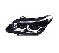YSA ASF Paralume Anteriore 2PCS Auto Faro Anteriore Per E60 2003-2010 523i 530i Automotive LED Testa Della Lampada Styling Dinamico Segnale Di Girata Lente(2003-2007)