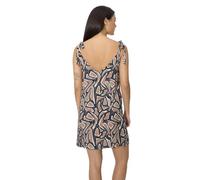YSABEL MORA. Abito Corto con Spalline Annodate Stampato. Essenziale Estivo con Design Versatile E Tessuti Leggeri per Freschezza E libertà di Movimento