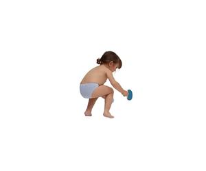 YSABEL MORA Bañador Culetín bebé Rayas Textura Flores - Look Adorabile per i più Piccoli - Design con Dettagli 3D - Perfetto per la Famiglia - Abbigliamento Comodo e Adattabile