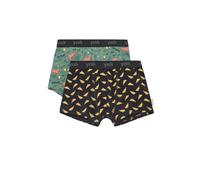 YSABEL MORA Confezione 2 Boxer Giovani Cotone Stampati Yeah Comfort e Stile con vestibilità Perfetta Non Restituibile Ideale per Uso Quotidiano 95% Cotone 5% Elastan qualità e Durata