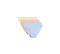 YSABEL MORA Confezione da 3 Slip Midi. Comodo Set di Slip a Vita Alta con Design Semplice.