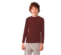 YSABEL MORA - Maglia calda Manica Lunga Collo semicisne Bianco, Granata, 8 anni