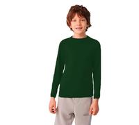 YSABEL MORA - Maglia calda Manica Lunga Collo semicisne Bianco, Verde bottiglia, 8 anni