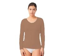 YSABEL MORA Maglia Lencera Manica Lunga Comfort Elegante Cotone Naturale Stile Quotidiano vestibilità Ergonomica Senza Segni Pelle Abbigliamento Comodo e Adattabile