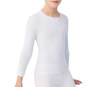 YSABEL MORA Maglietta termica per bambini a maniche lunghe trattiene il calore corporeo e offre il massimo comfort per i bambini in inverno, design versatile e funzionale per una protezione extra dal