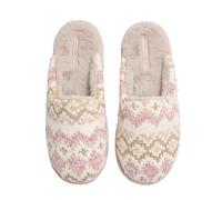 YSABEL MORA Pantofole da casa donna Comfort eccezionale con esterno in velluto e interno in pelo caldo, perfette per riposo e stile elegante, materiale 100% poliestere e suola EVA, Rosa, 36 EU