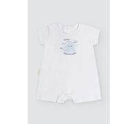 YSABEL MORA Pelele bebé Corto Ocean Tales Estampado Pulpo Cotone Naturale Cambio Facile Bottoni a Pressione Primavera Estate Abbigliamento Comodo e Adattabile