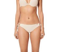 YSABEL MORA. Slip Bikini Annodato Tessuto Traforato. Mini Lacci Laterali. da Abbinare a Un Top Bikini per Creare Il Bikini Perfetto. Collezione Sand.