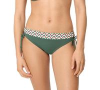 YSABEL MORA. Slip Bikini Midi Micropiqué Stampato. Slip Bikini Midi Modellante con Compressione Addome, Laterali Regolabili. Mini Me Disponibile Taglie Bambina. Collezione Sunset.