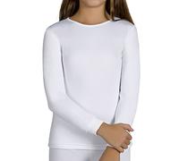 Ysabel Mora T-shirt termica nera per bambini, bianco, 6 Anni