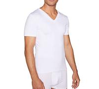 YSABEL MORA - TÉRMICO Camiseta Interior Cuello Pico Manga Corta Blanco