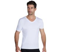 YSABEL MORA T-Shirt Termica Intima Bianca a Maniche Corte Scollo a V