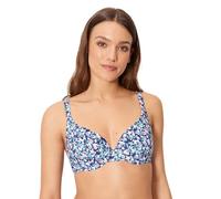 YSABEL MORA. Top Bikini Liberty Coppa B con Ferretto e Imbottitura. Spalline Regolabili per Comfort. Abbinalo a Slip Coordinato per Look Completo. Collezione Flowers.