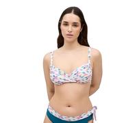 YSABEL MORA Top Bikini Reductor Fiori Micropiqué Coppa C Efficace Sostegno e Comfort con Design Classico e Tessuto Micropiqué per Stile e vestibilità, Abbigliamento Comodo e Adattabile