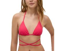 YSABEL MORA Top Bikini Triangolo Anudato con Relleno Extraibile, Tiranti Extra Lungi per Effetto Moderno. Combinalo con Qualsiasi Braghetta della Collezione, Comodo e Adattabile.